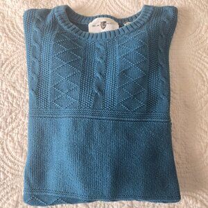 Turquoise Men's Cotton Medium Sweater (22" PTP)